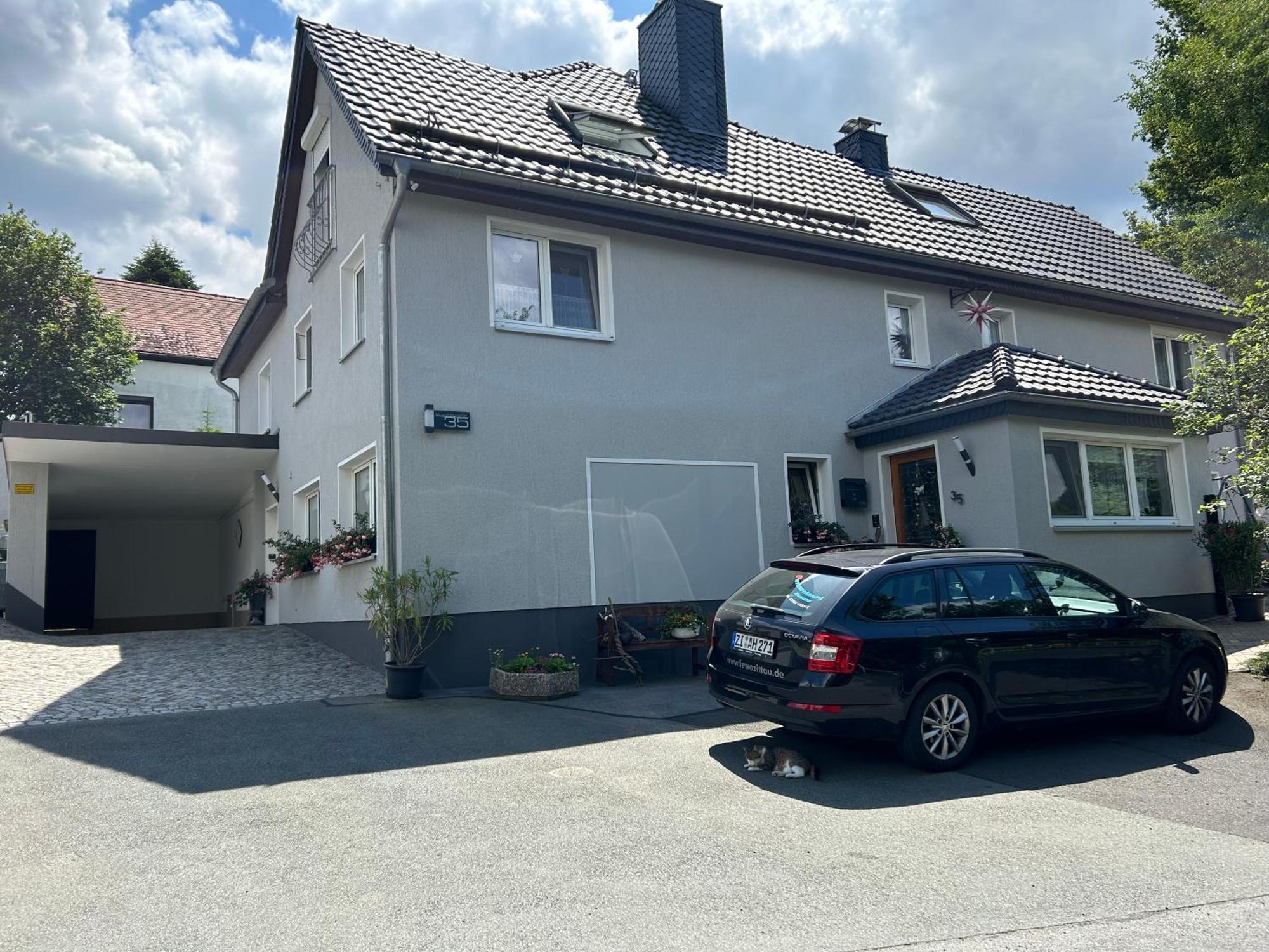 Ferienhaus Zittau Oberlausitz & Ferienwohnung Am Hamann Berg Exterior foto